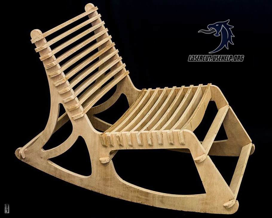 Кресло качалка вектор для ЧПУ