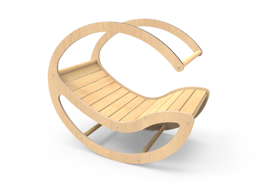 Шезлонг из дерева