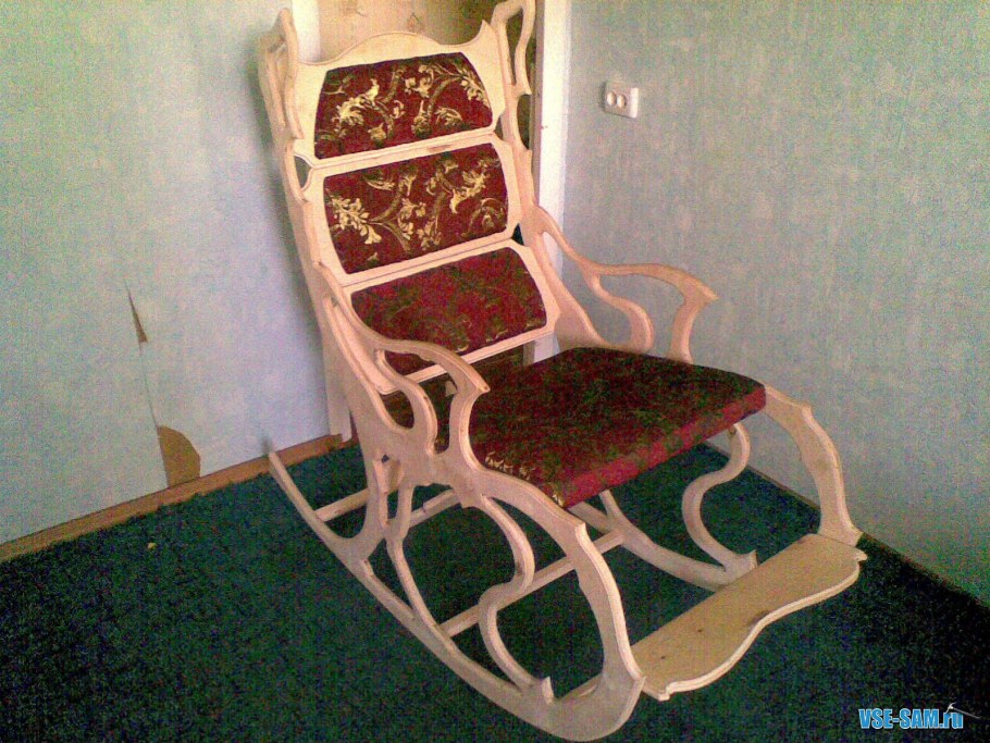 Стул качалка из фанеры