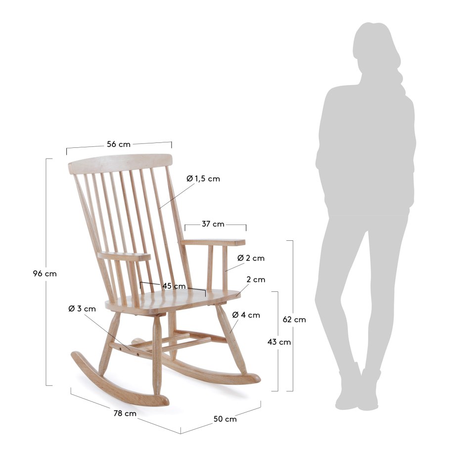 Rocking Chair kpecло качалка