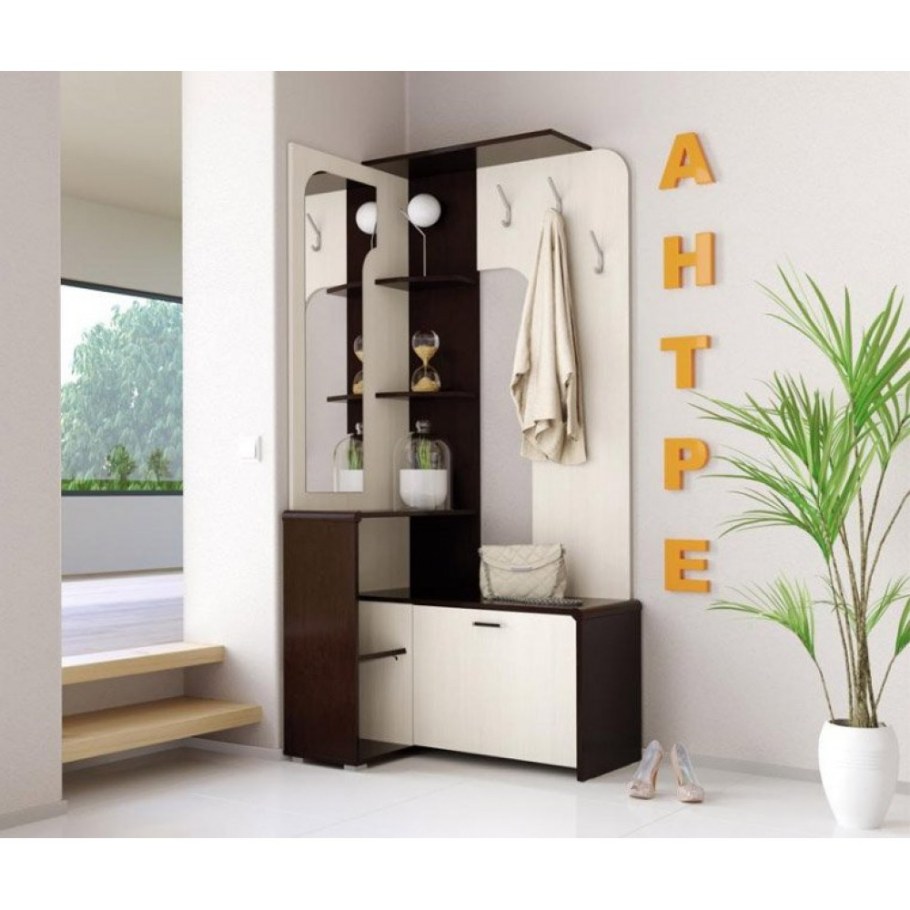 Угловая прихожая "Антре" габариты