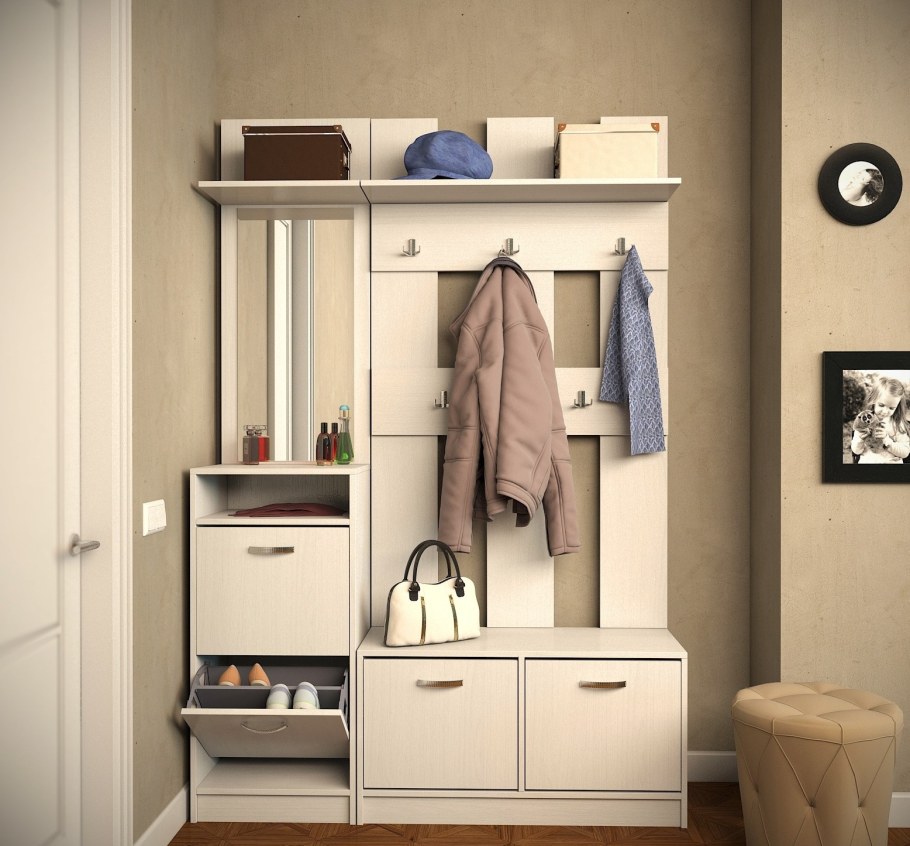 Прихожая Ольга 3 белая