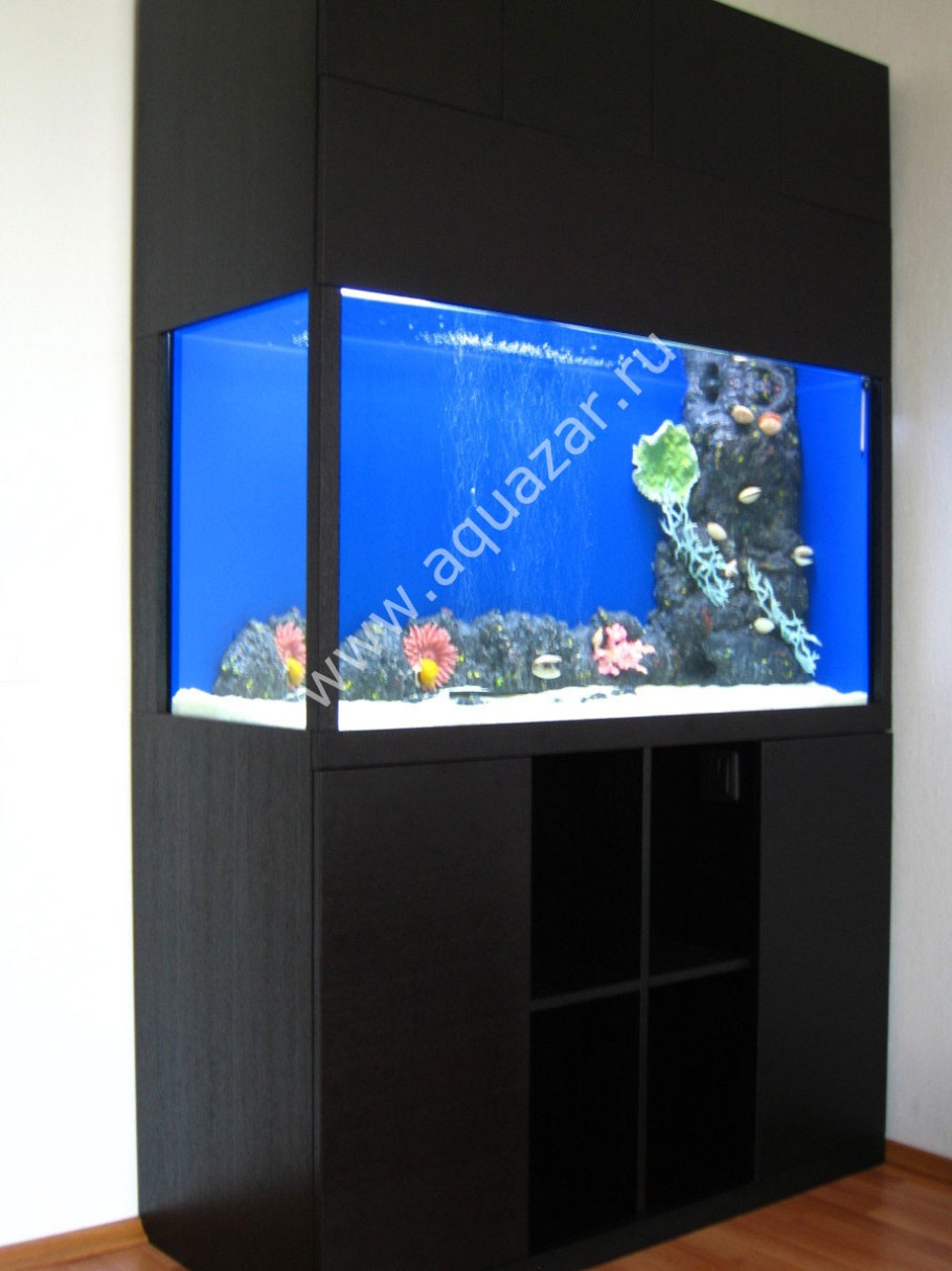 Аквариум в шкафу
