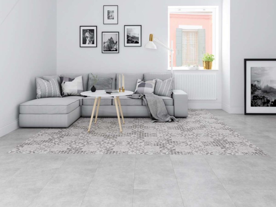 Cersanit Raven серый 42x42