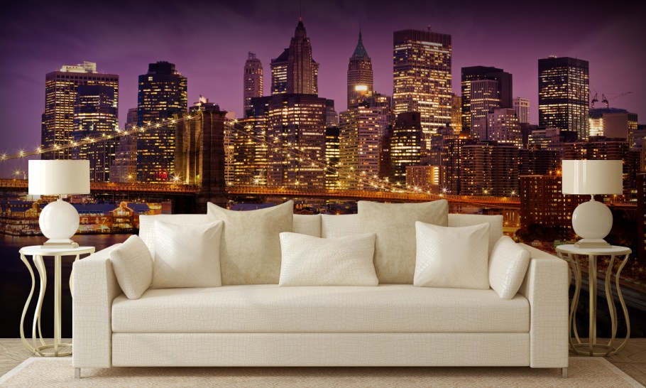 Фотообои на стену с видом города
