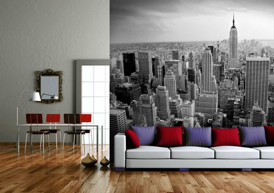 Фотообои интерьер в гостиной