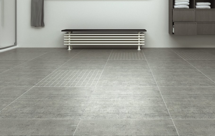 Плитка керамогранит серая