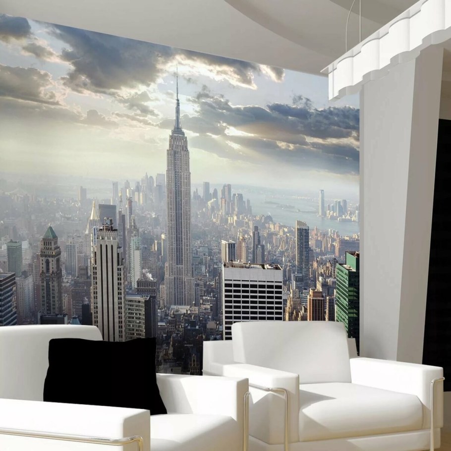 Фреска в современном интерьере