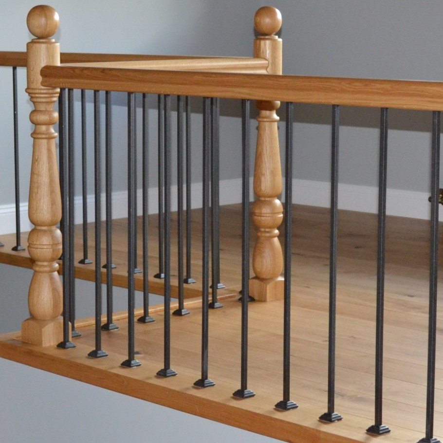 Перила с балясинами металлические