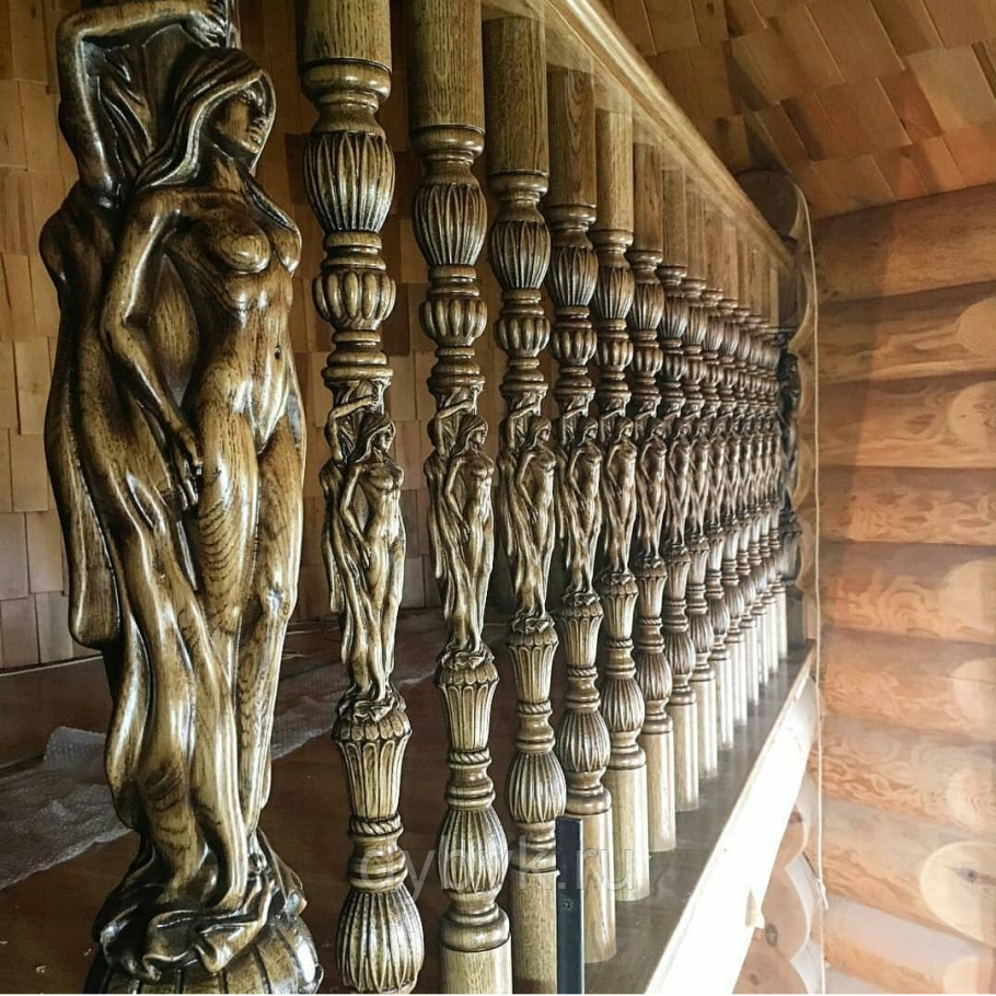 Ставрос балясины для лестниц из дерева