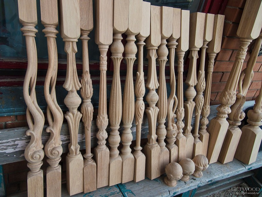 Резные балясины