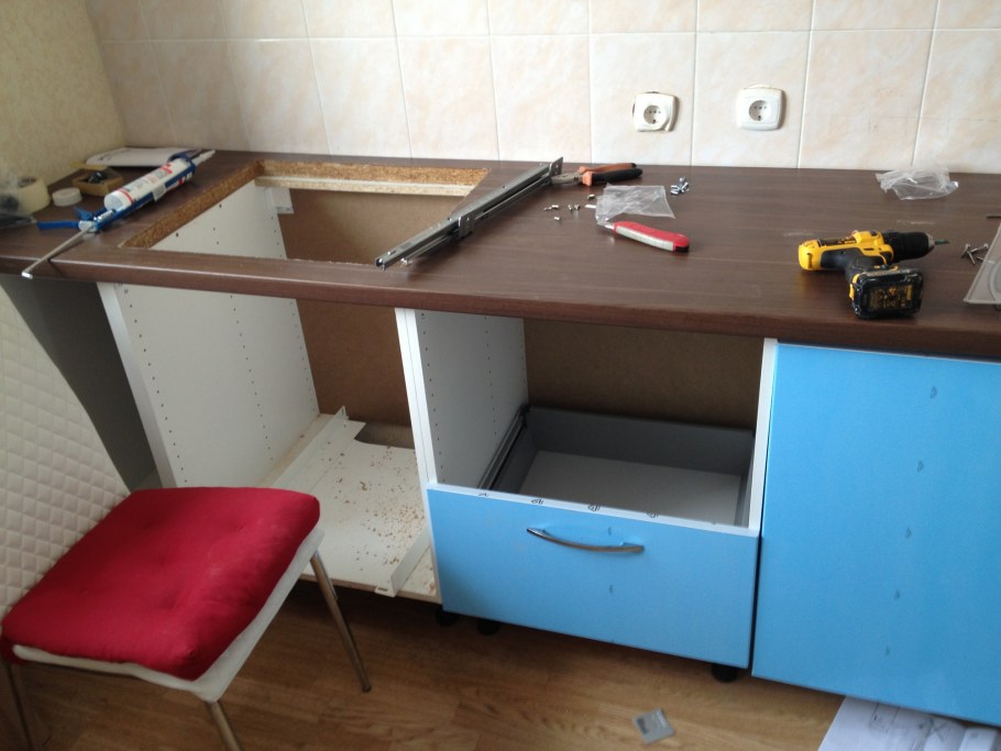 Самодельная кухонная мебель