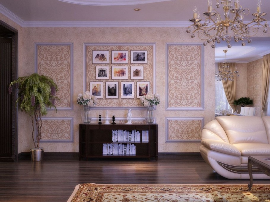 Молдинги в интерьере