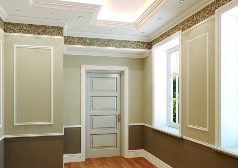 Молдинги в интерьере