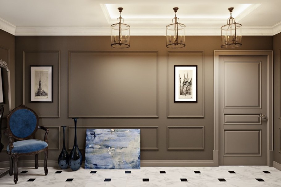 Молдинги Orac Decor в интерьере