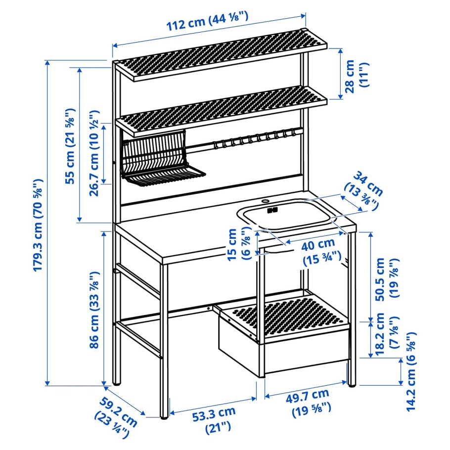 Мини кухня икеа СУННЕРСТА