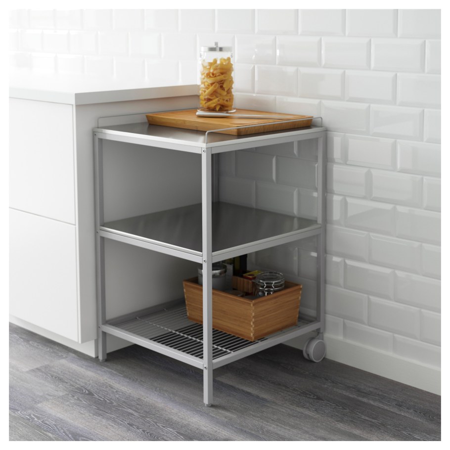 Тележка для кухни ikea из стали
