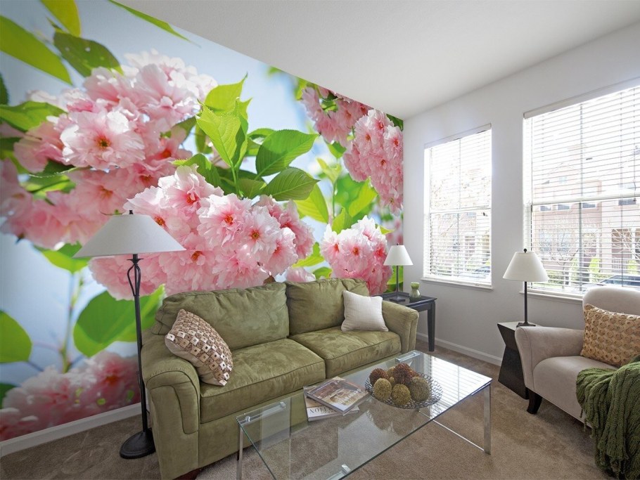 Фотообои в интерьере