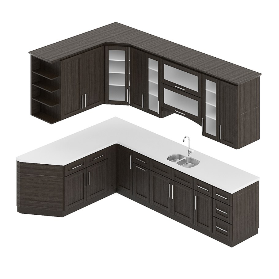 Кухонный гарнитур 3d