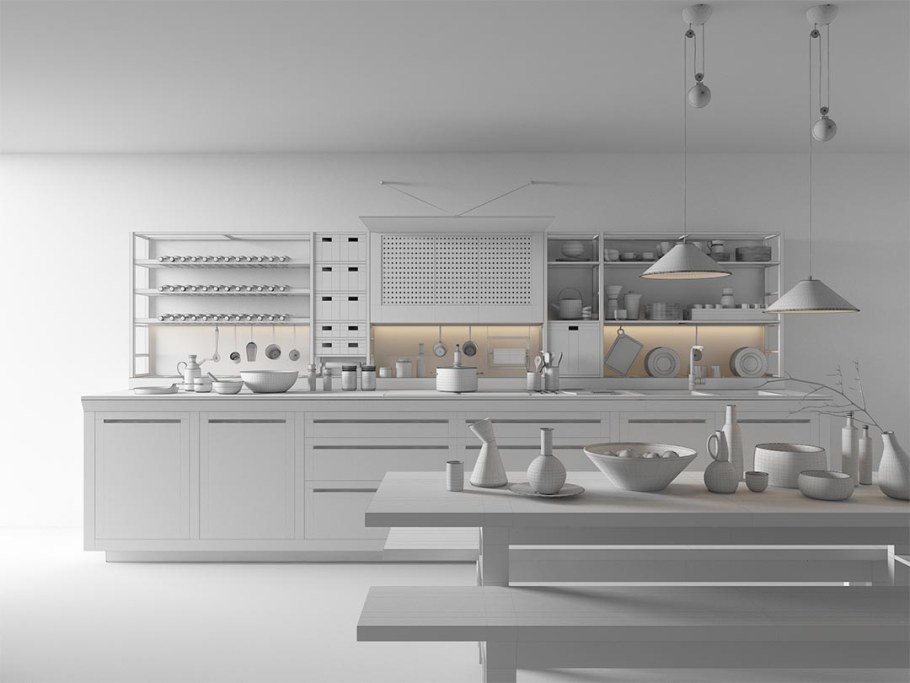 Кухня 3d модель