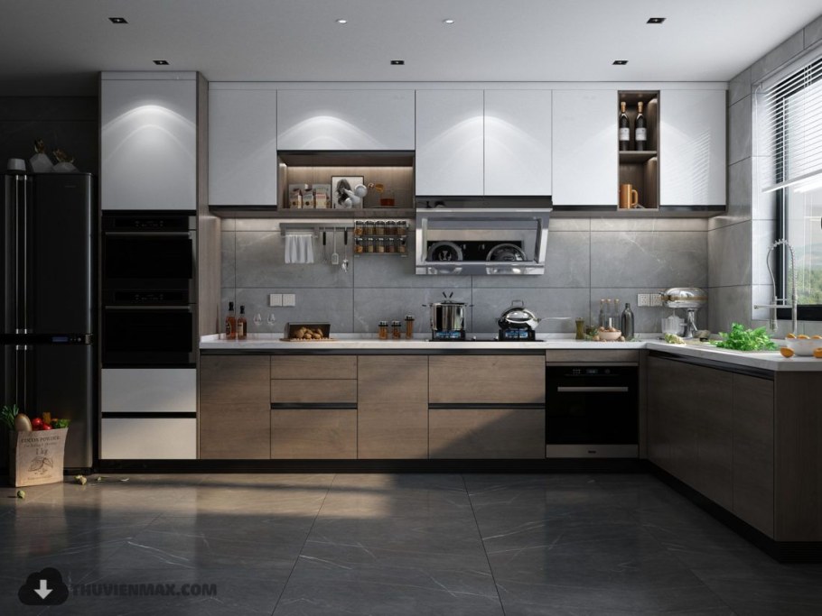 Кухня 3д модель современный