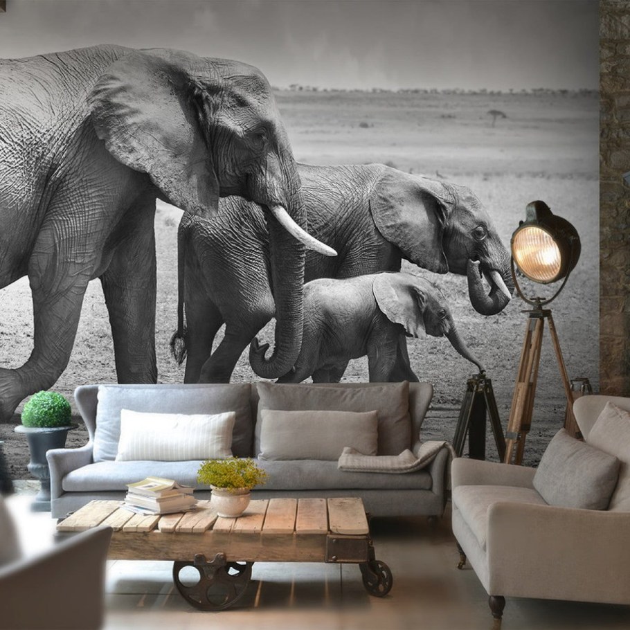 Фотообои в современном интерьере