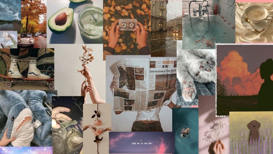 Креативные коллажи Эстетика