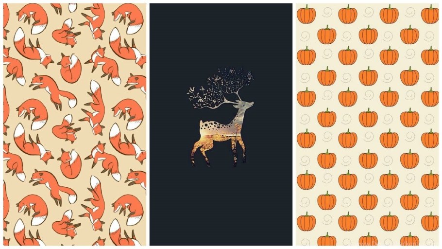 Фон с лисами