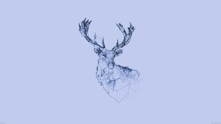 Олень Минимализм