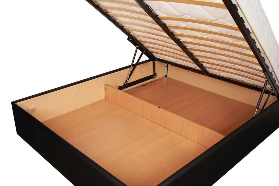 Сборка двуспальной кровати с подъемным механизмом