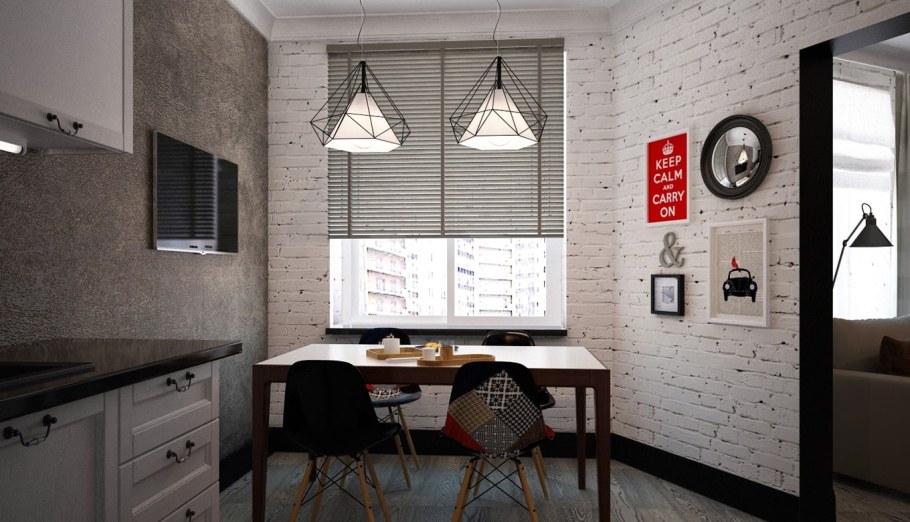 Кухня в стиле лофт