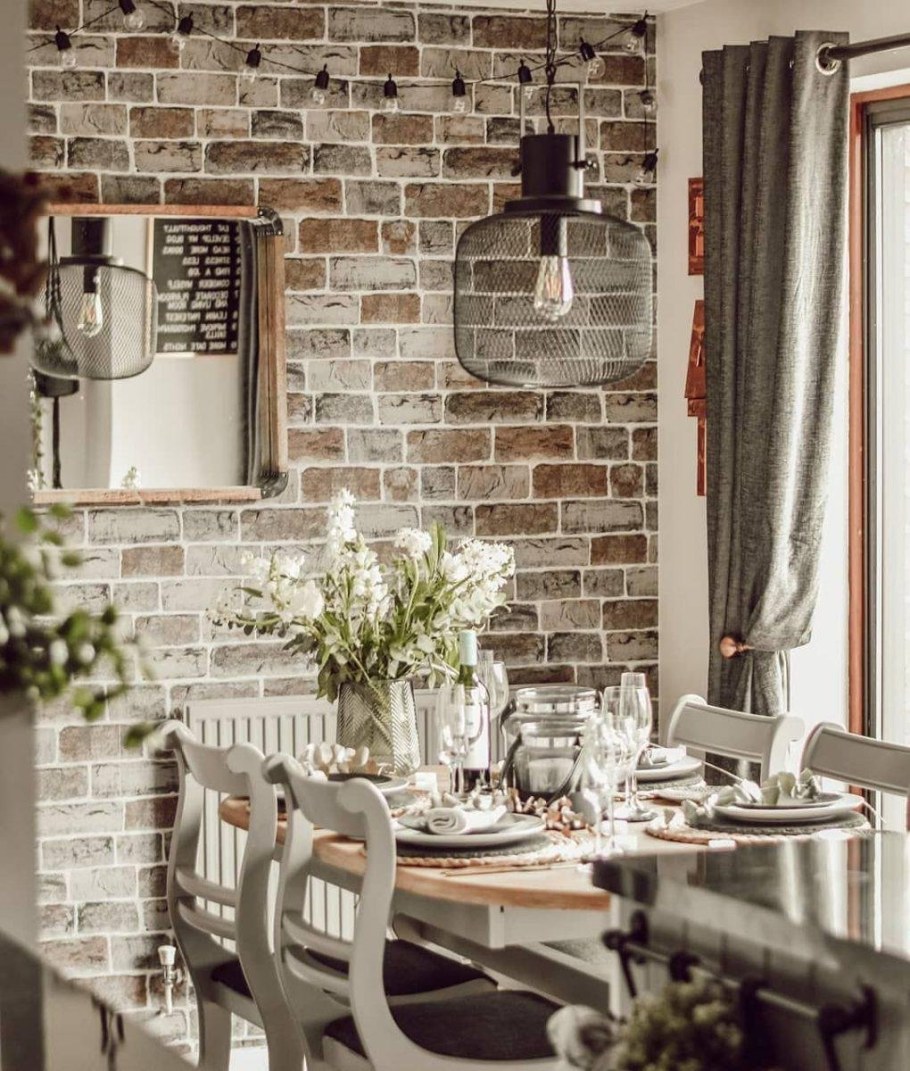 Кирпичики на стену на кухню