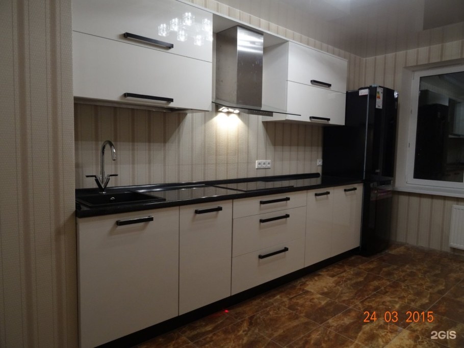 Кухонный гарнитур линейный 4 метра