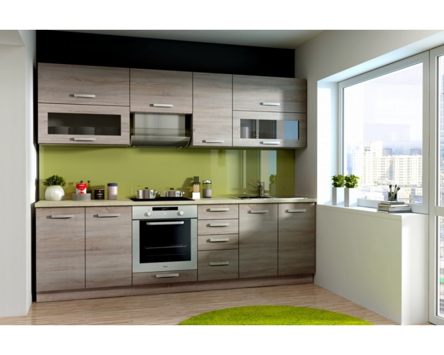 Линейный кухонный гарнитур