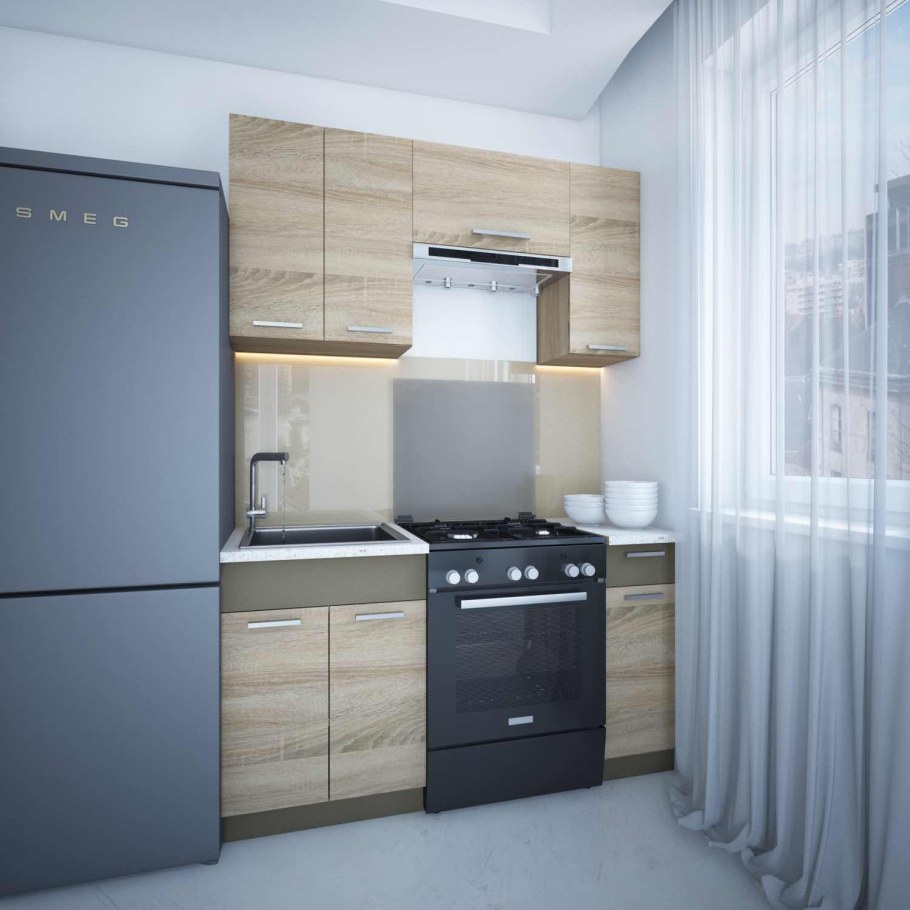 Линейная кухня 2.5 метра