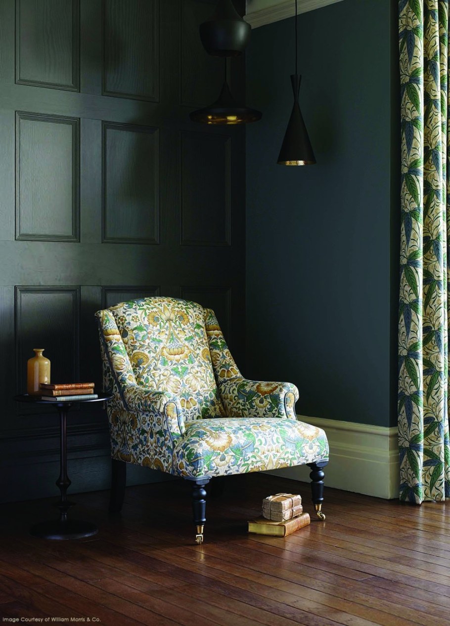 Обои Уильям Моррис в интерьере