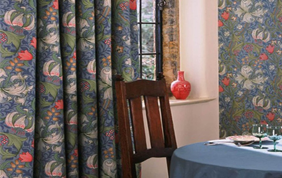 Шторы Уильям Моррис в интерьере