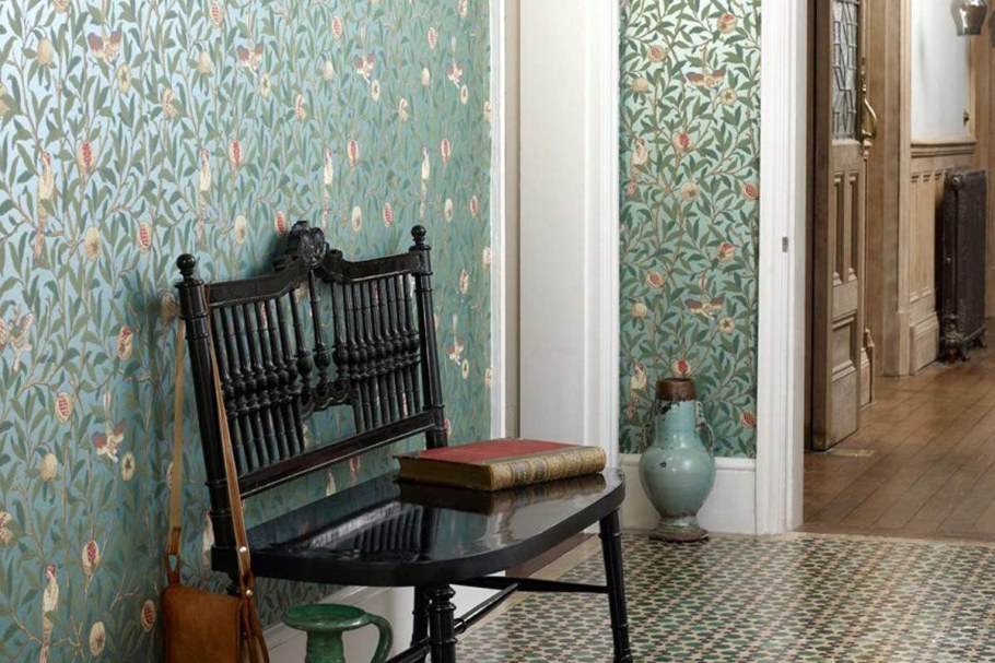Обои Уильям Моррис в интерьере