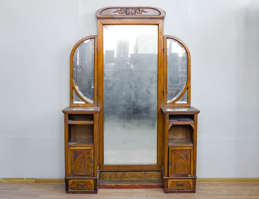 Зеркало псише антикварное