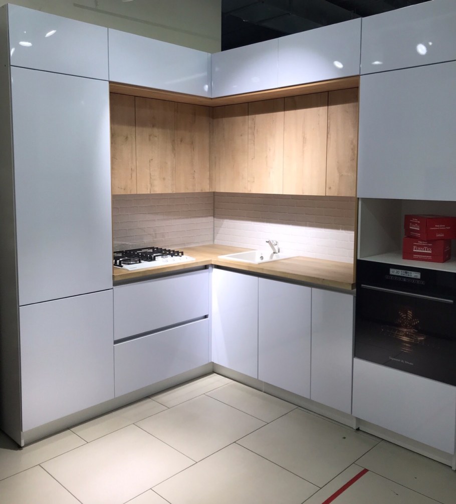 Кухонный гарнитур угловой современный