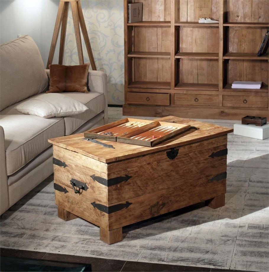 Деревянные ящики в интерьере