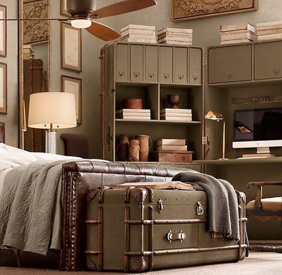 Спальня в винтажном стиле