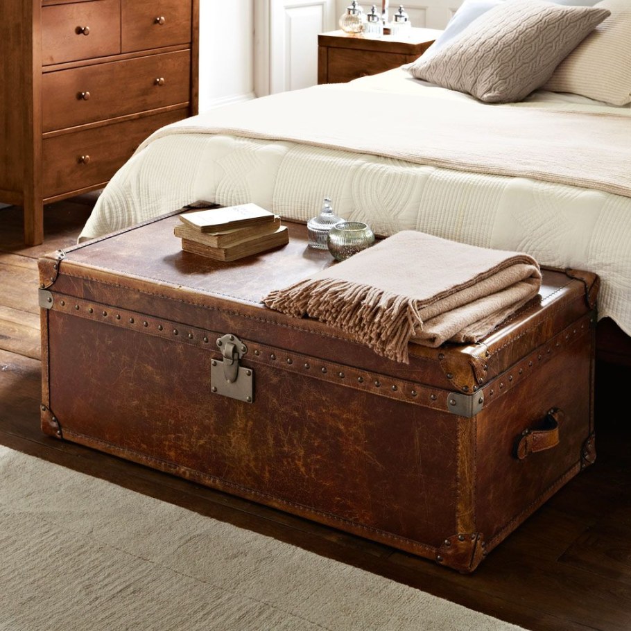 Прикроватный сундук для белья