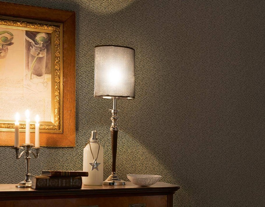 Обои рогожка в интерьере