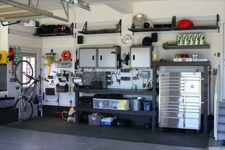 Обустройство мастерской в гараже