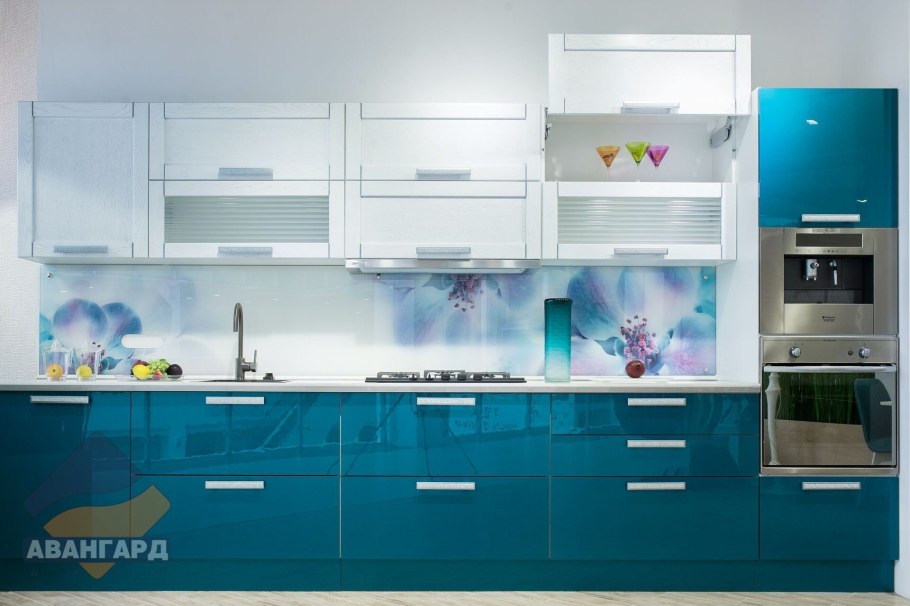 Расцветка кухни фасадов