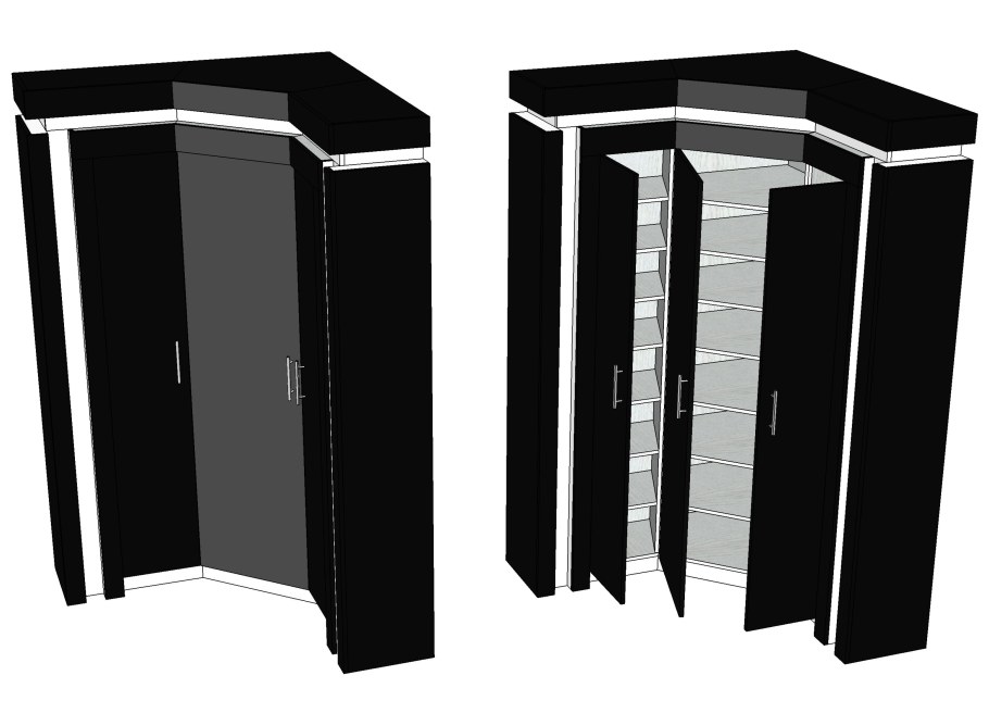 Угловой шкаф Altera al1222.1