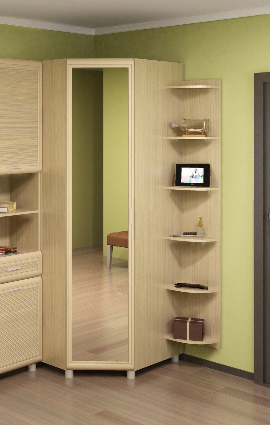 Угловой шкаф купе Радион 2