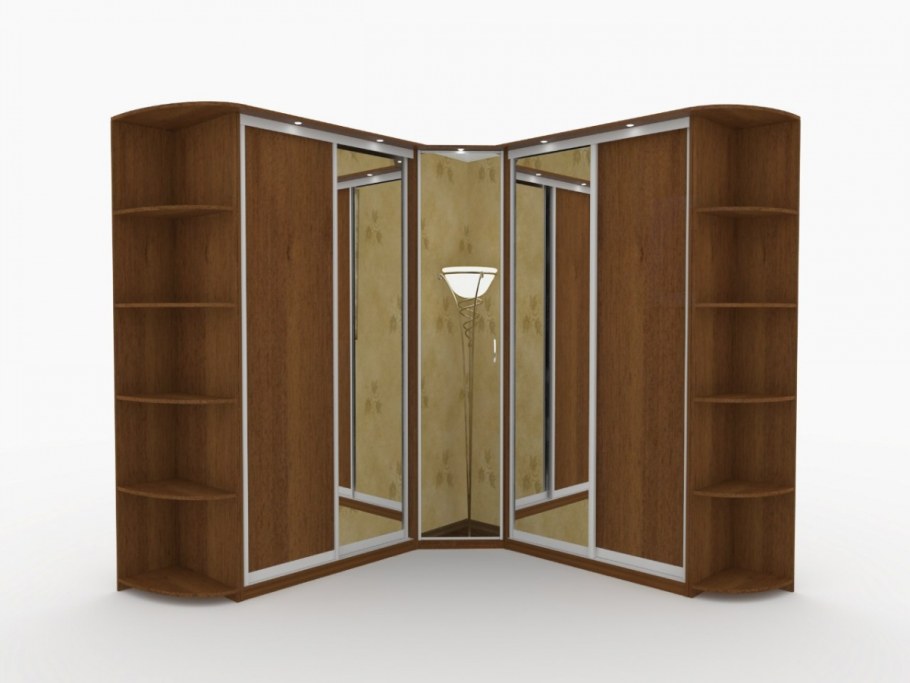 Шкаф-купе угловой2170x1700x890