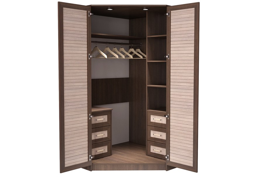 Угловой шкаф м1 венге